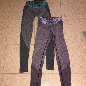GYMSHARK Set of 2 Low Rise Leggings size XS